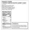 Pumpkin-Shaped Gummy Candy - 38 Pc.