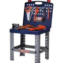 Qaba 68 Pcs Kids Pretend Series Workbench Toy Tool Play Set With Realistic Tools And Electric Drill Educational Gift For Toddler Children 3 To 6 Years Old