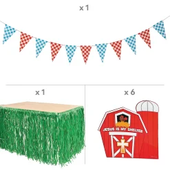 Religious Barnyard Value Trunk-Or-Treat Decorating Kit - 8 Pc.