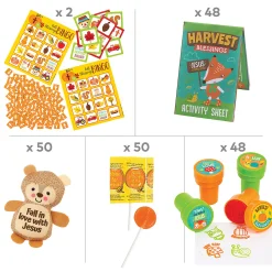 Religious Fall Bingo Game & Prize Kit For 32