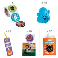 Religious Halloween Handout Kit For 48