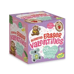 Scented Erasers With Valentine's Day Card Box For 28