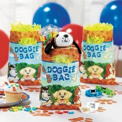 Sitting Stuffed Dogs - 12 Pc.
