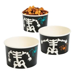 Skeleton Disposable Paper Snack Cups - 25 Pc.