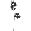 Skeleton Hand Black Rose Decoration