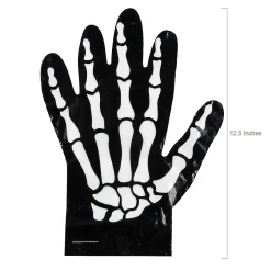 Skeleton Hand-Shaped Goody Bag - 12 Pc.