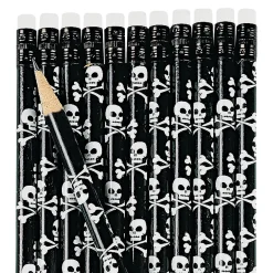 Skull & Crossbones Pencils - 24 Pc.