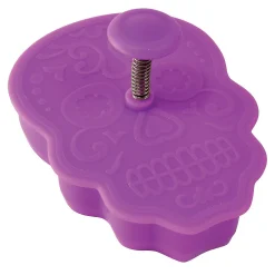 Skull Cookie Cutter And Stamp 2 Piece Set