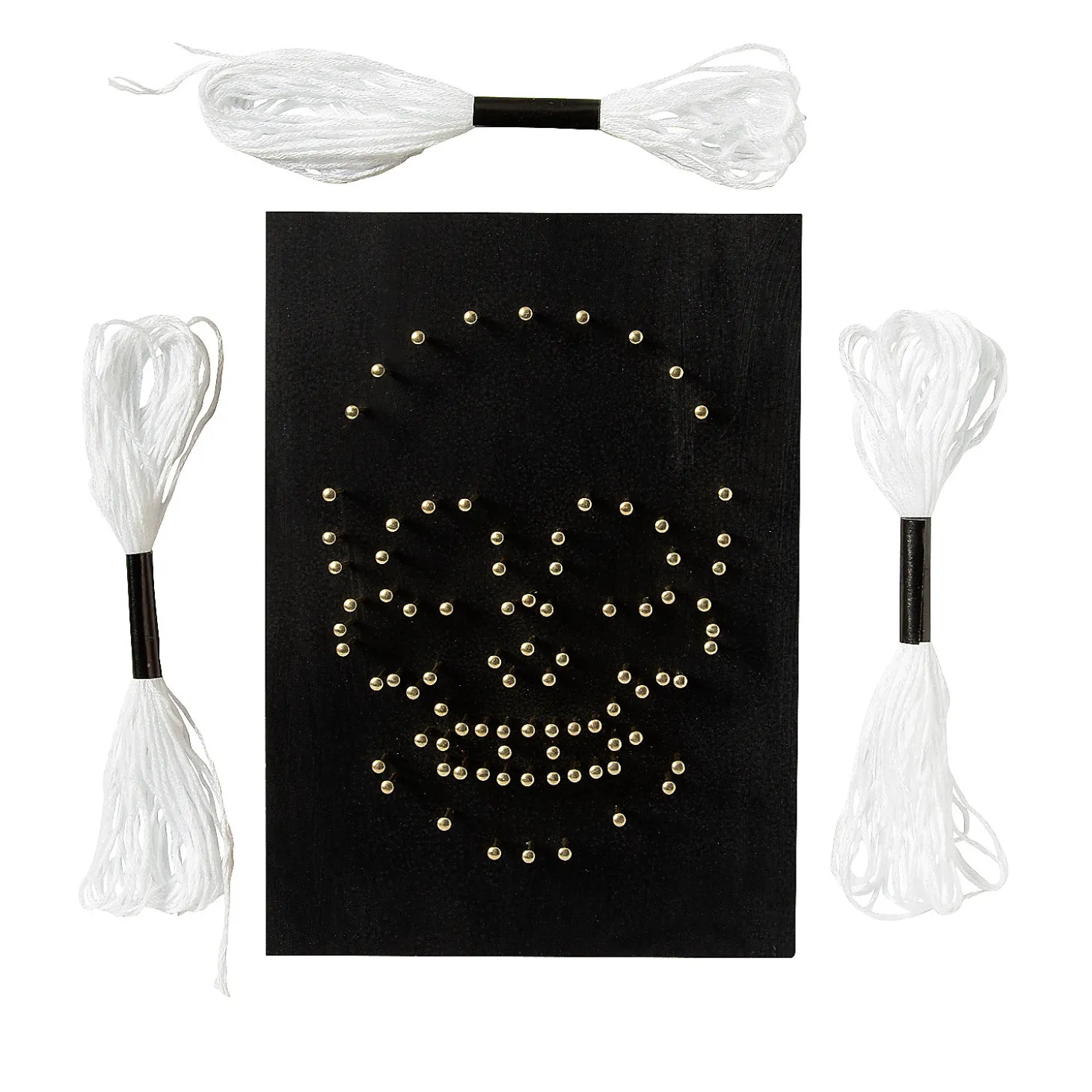 Skull String Art Craft