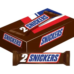 Snickers 2-To-Go Bars, 3.29 Oz, 24 Count