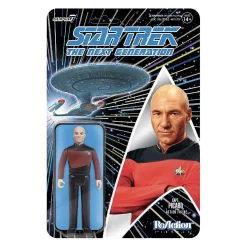 Star Trek The Next Generation Captain Picard Tng Patrick Stewart Reaction Figure Super7