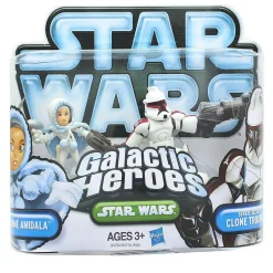 Star Wars Galactic Heroes Mini Figure 2 Pack - Padme Amidala & Clone Trooper