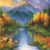 Sunsout Mountain Retreat 1000 Pc Large Pieces Jigsaw Puzzle