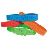 Superhero Sayings Rubber Bracelets - 24 Pc.