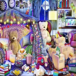 Teddy's Room Jigsaw Unique Puzzles For Adults - Premium Quality - 1000 Pieces