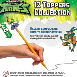 Teenage Mutant Ninja Turtles Pencil Toppers 5Pk Raphael Muninn Mikey Leo Donatello Pmi International