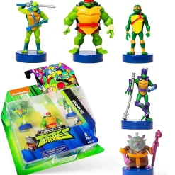 Teenage Mutant Ninja Turtles Stamps 5Pk Giant Raph Hamato Mikey Donnie Leo Figure Pmi International