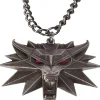 The Witcher 3 White Wolf Medallion Led Necklace