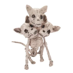 Three-Headed Dog Skeleton Halloween Decoration