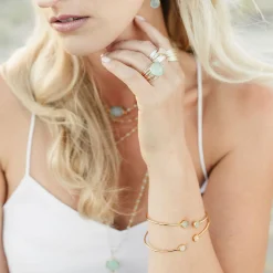 Torrey Ring Blue Chalcedony