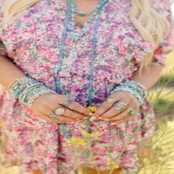 Torrey Ring Grey Druzy