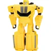 Transformers Toys Earthspark 1-Step Flip Changer Bumblebee 4-Inch Action Figure, Robot Toys