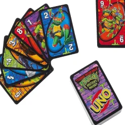 Uno Teenage Mutant Ninja Turtles Mutant Mayhem Card Game For Family Night