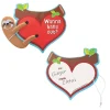 Valentine's Day Sloth Bendables With Card