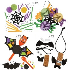 Value Halloween Critter Craft Kit Assortment - Makes 36