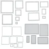 Value Rectangle & Square Cutting Die Assortment - 24 Pc.