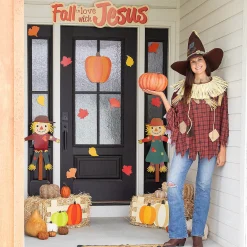 Value Religious Scarecrow Trunk-Or-Treat Decorating Kit - 17 Pc.