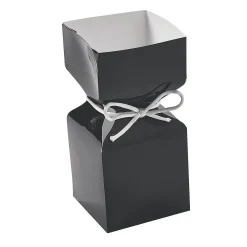 Vertical Square Hourglass Favor Boxes - 12 Pc.