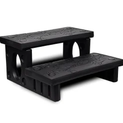 Vidaxl Black Spa Steps