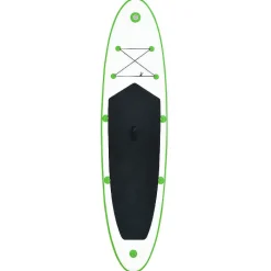 Vidaxl Inflatable Stand Up Paddleboard Set Green And White Paddleboard
