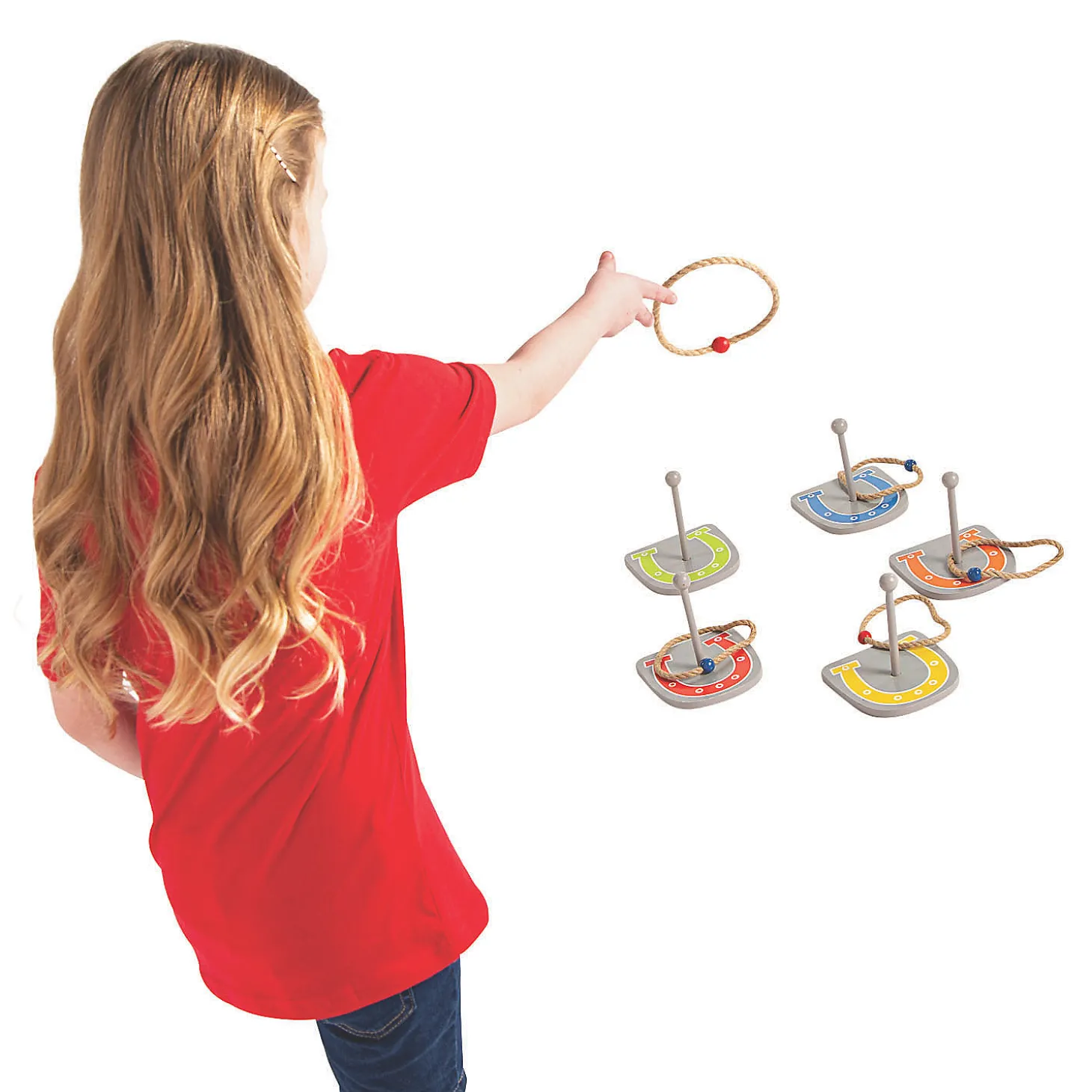 Western Horseshoes Ring Toss Game