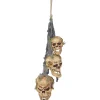 Wind Chime 3 Headed Skull