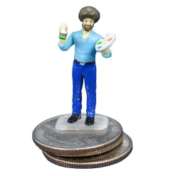 Worlds Smallest Micro Figure Bob Ross