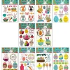 Wrapables Waterproof Temporary Tattoos For Children, 10 Sheets, Easter Eggs