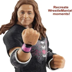 Wwe Bret Hit Man Hart Wrestlemania Elite Hof Execution Wreslter Figure Mattel