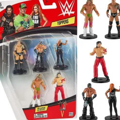 Wwe Pencil Toppers 5Pk Nakamura Mysterio Rock Becky Lynch Ultimate Warrior Warrior Pmi International