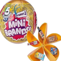 Zuru 5 Surprise Series 2 Mini Shopping Brands 3Pk Gold Capsule Miniature Toy